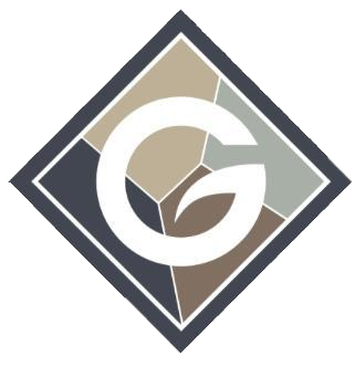 Logo for GAQ Drives and Patios.